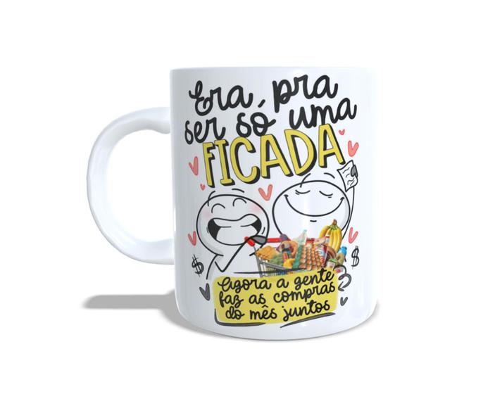 Imagem de Caneca de Cerâmica - Era pra ser só uma ficada - Flork namorados