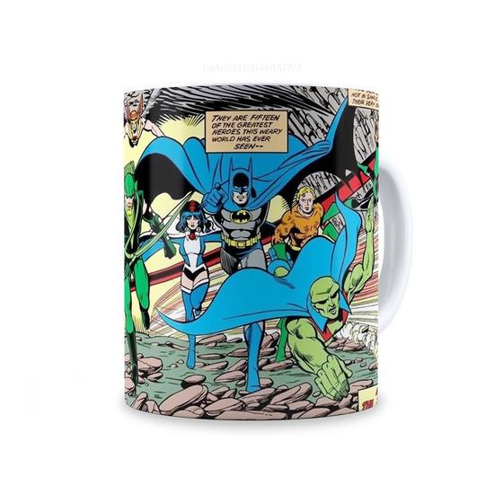 Imagem de Caneca de Ceramica Liga Da Justiça 001 325 ml