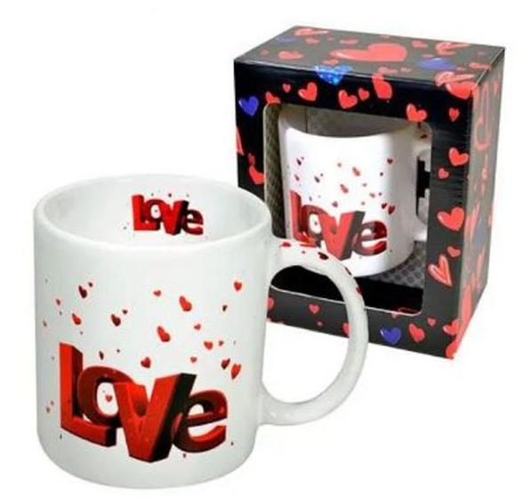 Imagem de Caneca de Cerâmica Love Sortida 340 Ml