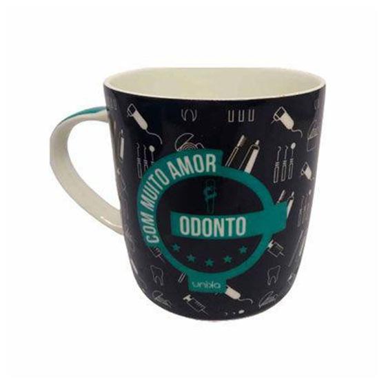 Imagem de Caneca De Cerâmica Profissão Odontologia 390 Ml - Unika