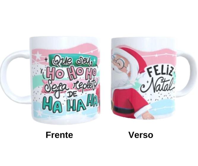 Imagem de Caneca de Cerâmica - Que seu Hohoho seja repleto de Hahaha