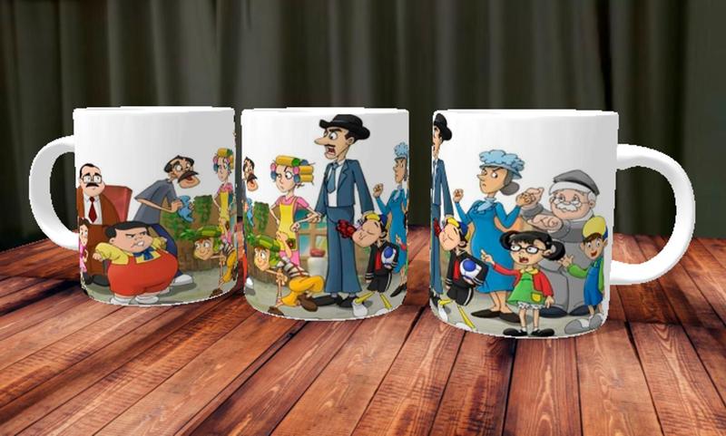 Imagem de Caneca de cerâmica Turma do Chaves. 325ml