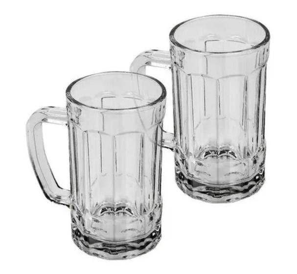 Imagem de Caneca De Cerveja Munique 2 Peças Em Vidro 360Ml