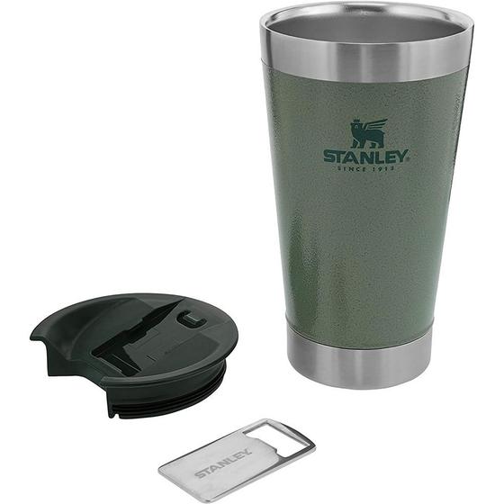 Imagem de Caneca de Cerveja Stanley Classic Beer Pint com Tampa + Abridor - Verde 473ML