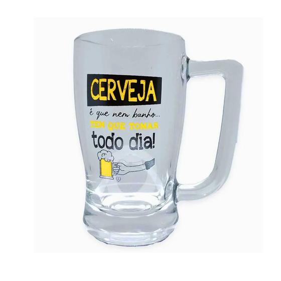 Imagem de Caneca de Cerveja Taberna HappyBeer 340ml - Krystalmix