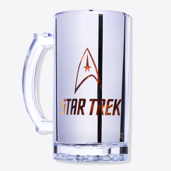 Imagem de Caneca de Chopp 450ml Eletrostática Star Trek Zona Criativa