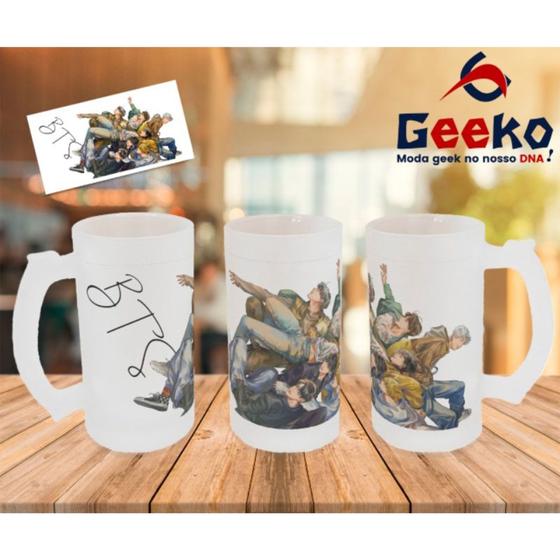 Imagem de Caneca de Chopp BTS K-pop Geeko