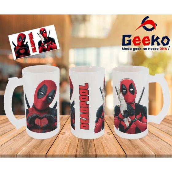 Imagem de Caneca de Chopp Deadpool Geeko