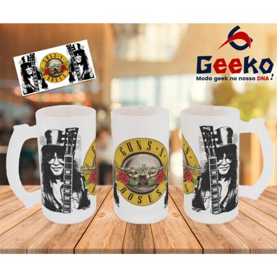 Imagem de Caneca de Chopp Guns N Roses Slash Rock