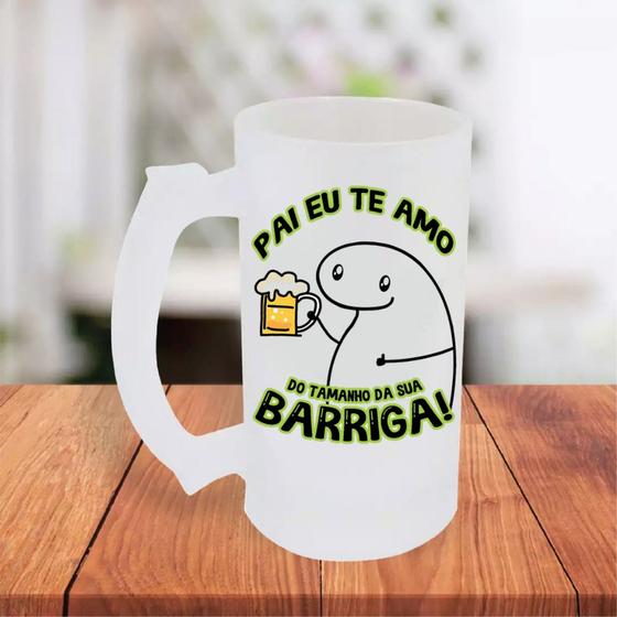 Imagem de Caneca De Chopp Jateada Personalizada Dia Dos Pais Flork Engraçada Diversos Modelos MEGA OFERTA