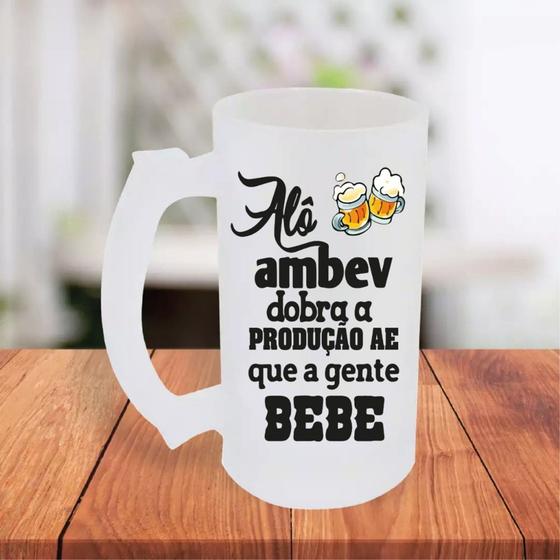 Imagem de Caneca De Chopp Jateada Personalizada Frases Engraçadas Amigo Parceiro Cachaceiros MEGA OFERTA!
