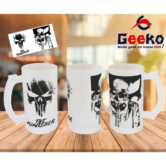 Imagem de Caneca de Chopp O Justiceiro The Punisher Geeko