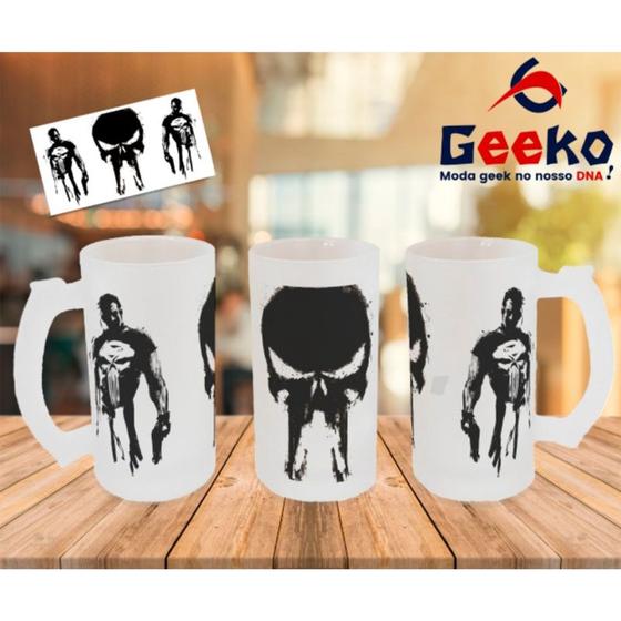 Imagem de Caneca de Chopp O Justiceiro The Punisher Geeko