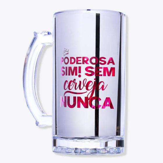 Imagem de Caneca de Chopp Poderosa Eletrostática 450ML - Zona Criativa