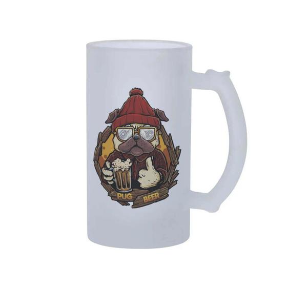 Imagem de Caneca De Chopp Pug Beer Presente Criativo