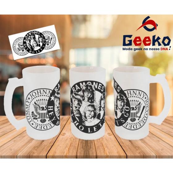 Imagem de Caneca de Chopp The Ramones Rock Geeko