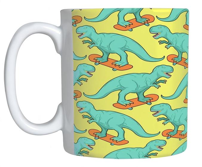 Imagem de Caneca de Dinossauros de Porcelana 325 ML Para Presente