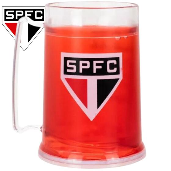 Imagem de Caneca De Gel São Paulo Futebol Ideal Para Torcedores Presente Para Pai
