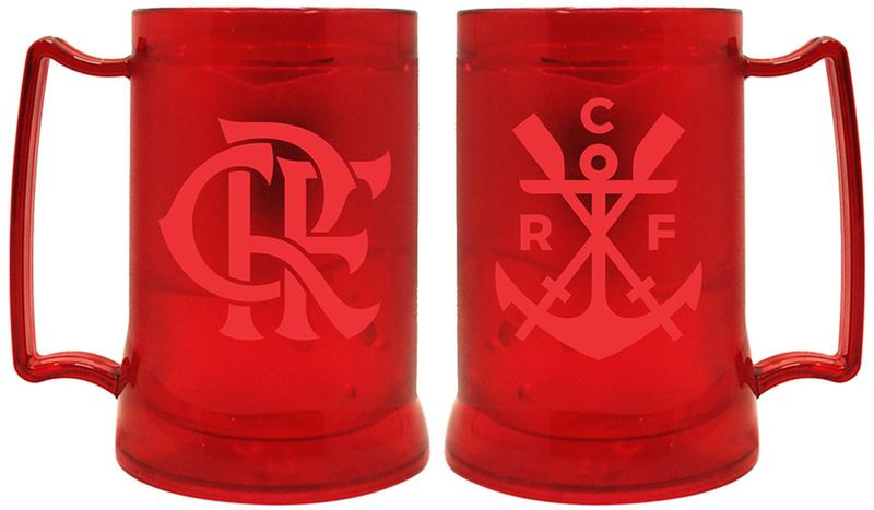 Imagem de Caneca De Gel Vermelha CRF Flamengo  400ml