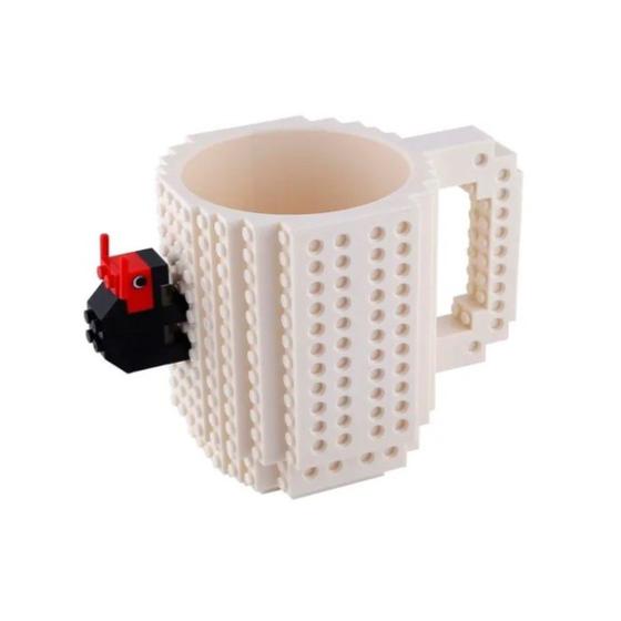 Imagem de Caneca de Lego com Surpresa para Montar de Plástico 450ml