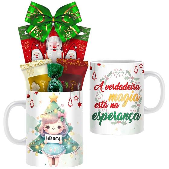 Imagem de Caneca de Natal com Chocolates Modelo 1 Borússia Chocolates