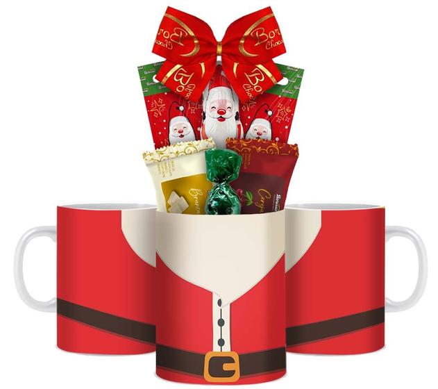 Imagem de Caneca de Natal com Chocolates Modelo 2 Borússia Chocolates