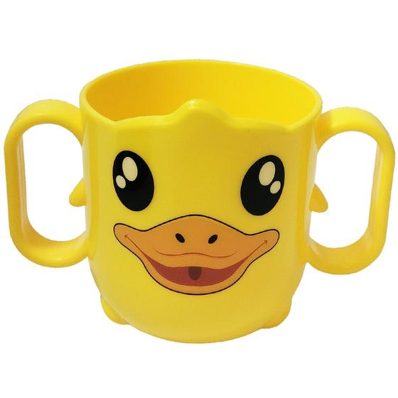 Imagem de Caneca de plastico patinho com 2 alcas 370ml