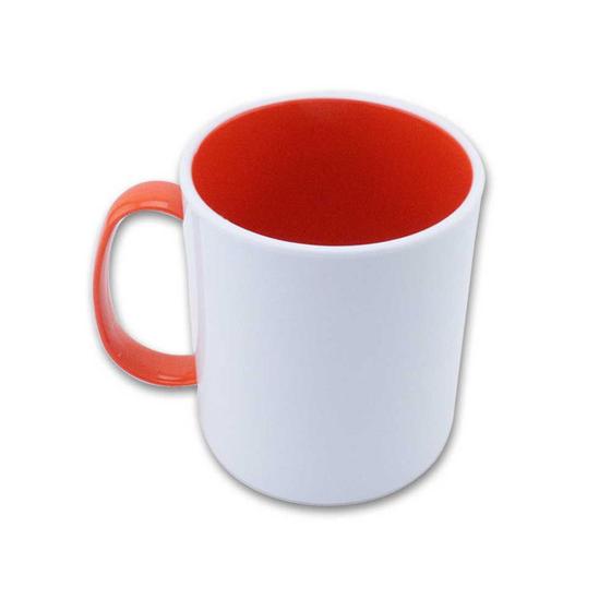 Imagem de Caneca de Polímero p/ Sublimação Alça/Interno Color 12 Un