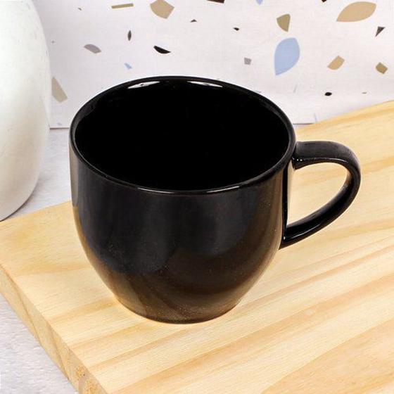 Imagem de Caneca de porcelana 170ml chá café utilidades. cozinha moderna