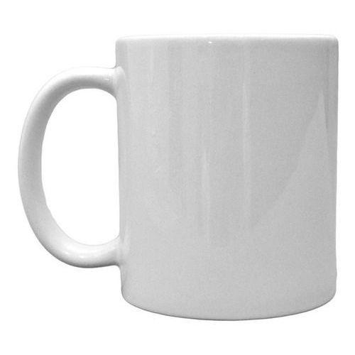 Imagem de Caneca de porcelana 200ml liso branco básica chá café utilidade casa e cozinha