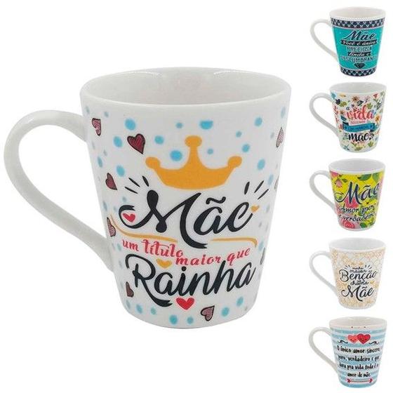 Imagem de Caneca de Porcelana 290ml - Tema Mães