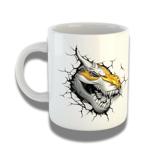 Imagem de Caneca de Porcelana 325ml Personalizada com Design 3D Exclusivo