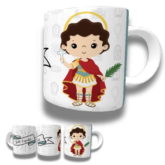 Imagem de Caneca de Porcelana 325ml Personalizada Santos Católicos Decorada