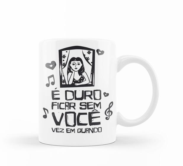 Imagem de Caneca de Porcelana 325ml - Xilogravura -  mod.01