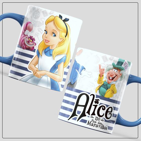 Imagem de Caneca de Porcelana - Alice - Capacidade Volume: 325 ml