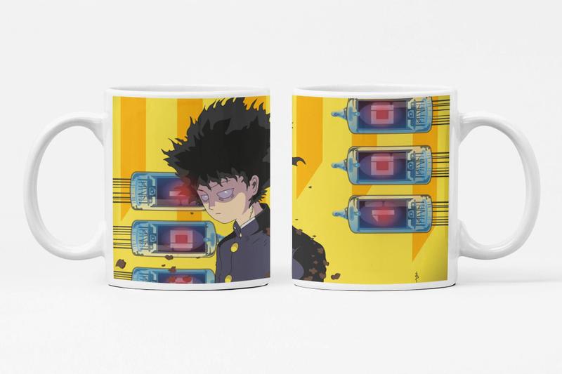 Imagem de Caneca de Porcelana Anime Mob Psycho 100 Personalizada 325ml