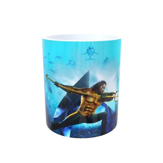 Imagem de Caneca de porcelana Aquaman Para presente Ref 89