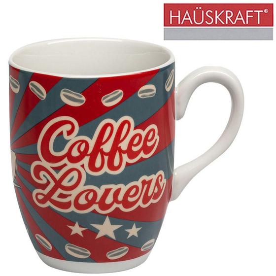 Imagem de caneca de porcelana coffee lovers hauskraft 350ml