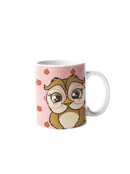 Imagem de Caneca  de porcelana  Coruja 325ml