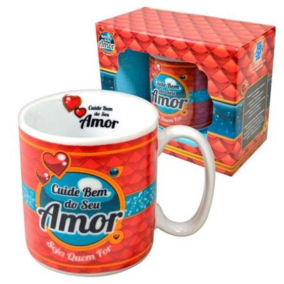 Imagem de Caneca de Porcelana Cuide Bem do Seu Amor 300 Ml - Cardosoutl