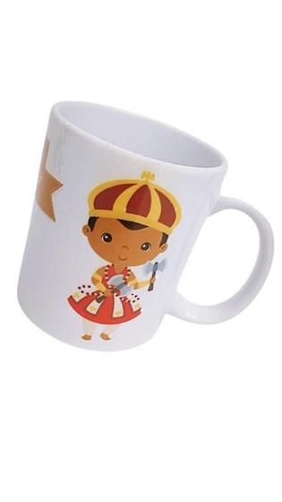 Imagem de Caneca De Porcelana Decorada Orixa Baby Xango - Zp7