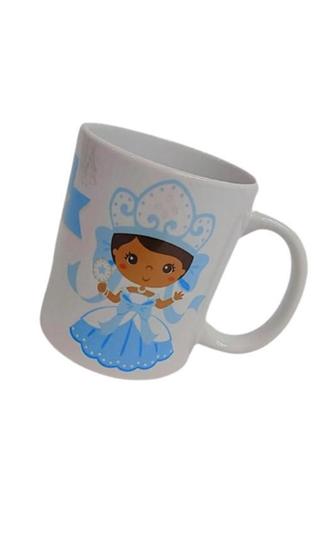 Imagem de Caneca De Porcelana Decorada Orixa Baby Yemanja - Zp7