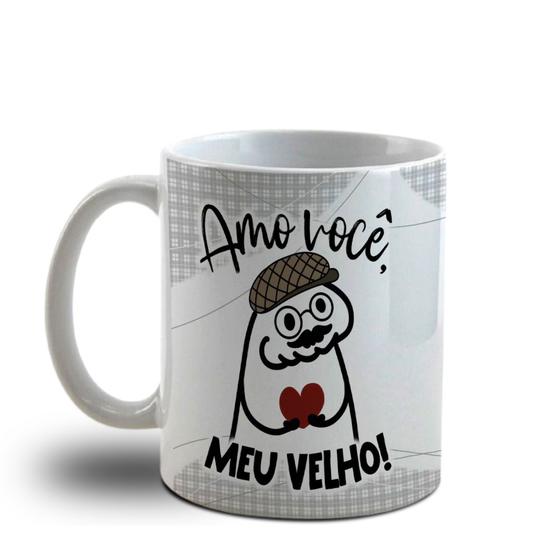 Imagem de Caneca De Porcelana Dia dos Pais de Porcelana -Amo Você Meu Velho