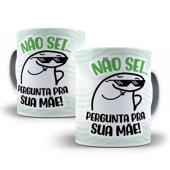 Imagem de Caneca de Porcelana - Dia dos pais - Não sei... Pergunta pra sua mãe!