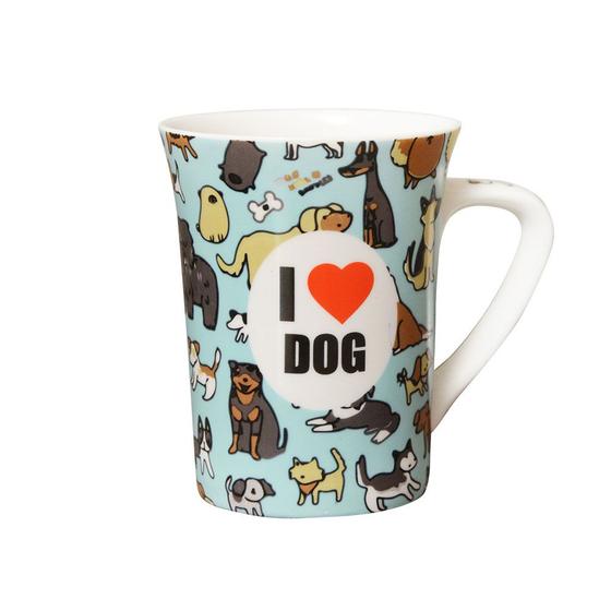 Imagem de Caneca de Porcelana Fina Dog 330 ml Class Home