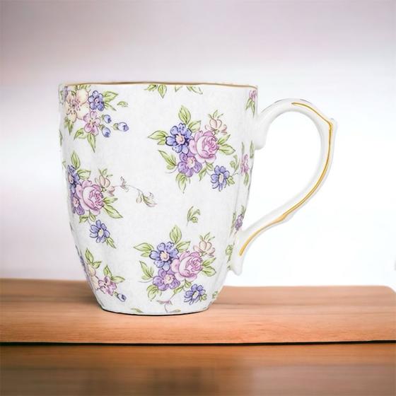Imagem de Caneca de Porcelana - Floral