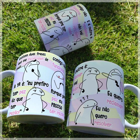 Imagem de Caneca De Porcelana Flork Existem Duas Frases Que Me Incomodam cozinha 325-ML