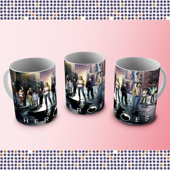 Imagem de Caneca de Porcelana  Heroes 01