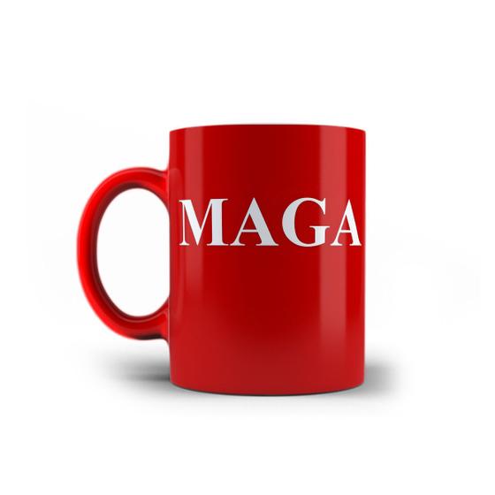 Imagem de Caneca de Porcelana MAGA Trump 2024 Cripto EUA 325mL