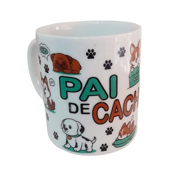 Imagem de Caneca de Porcelana Pai de Pet Cão Cachorro 300 ml